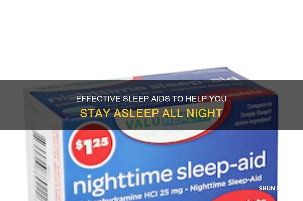 what sleep aids help you stay asleep