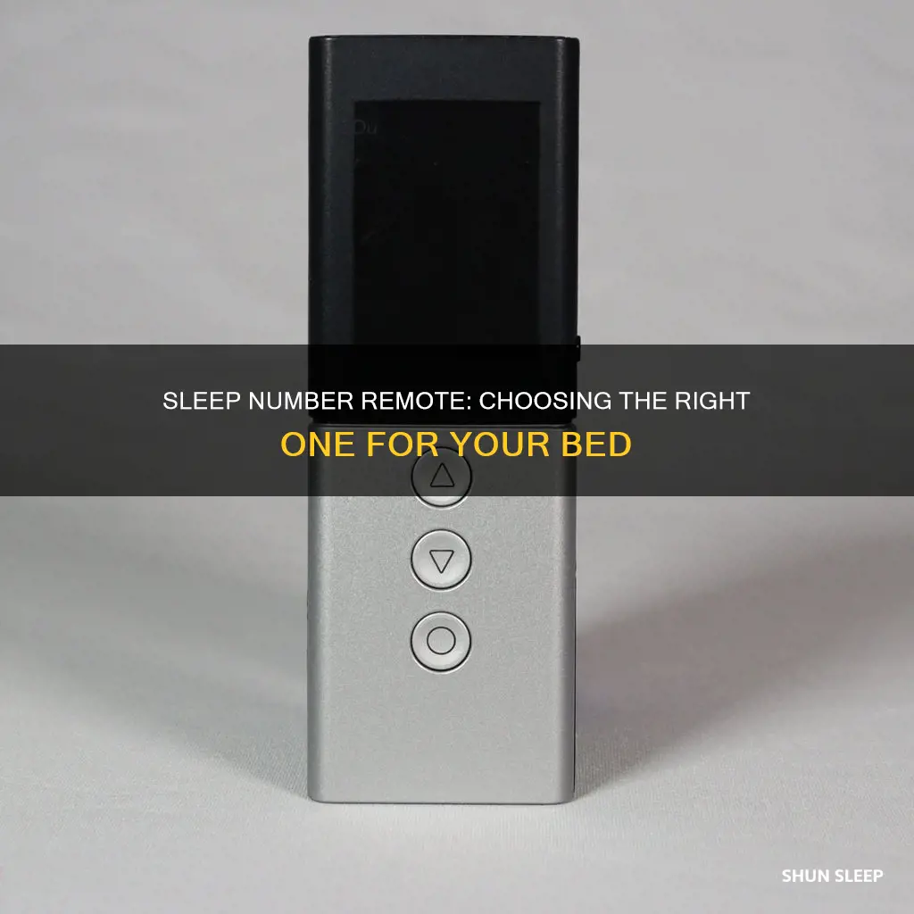 what sleep number remote do i need