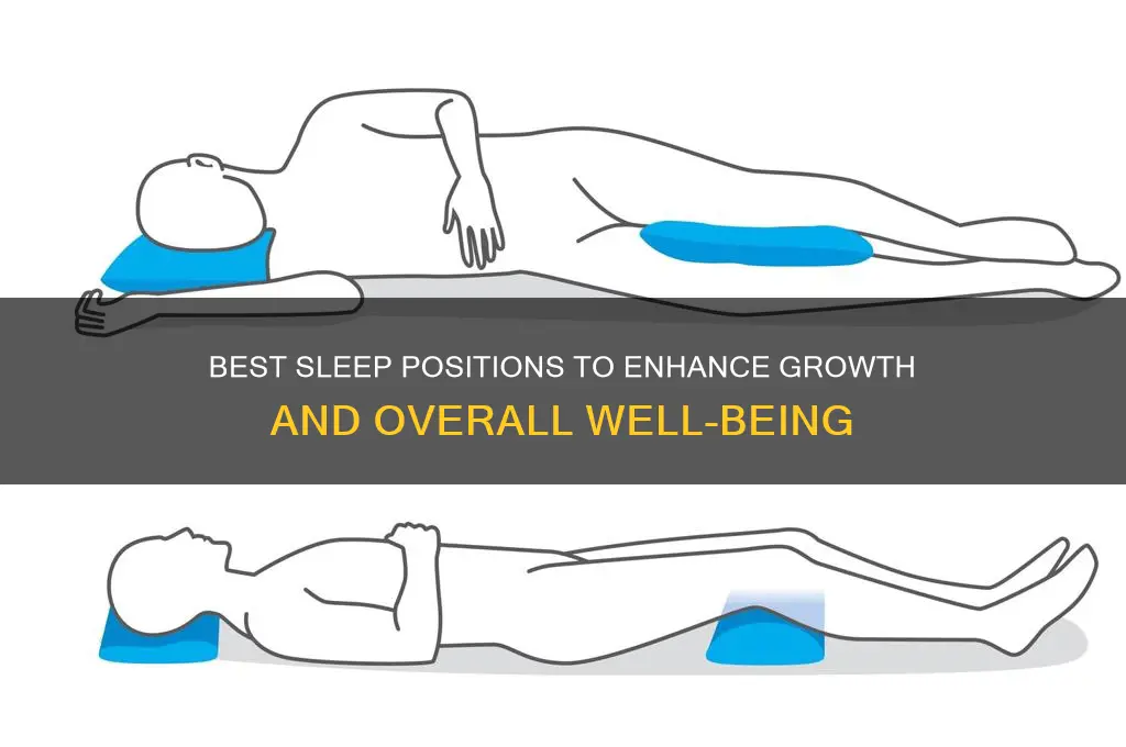 what sleep position helps you grow
