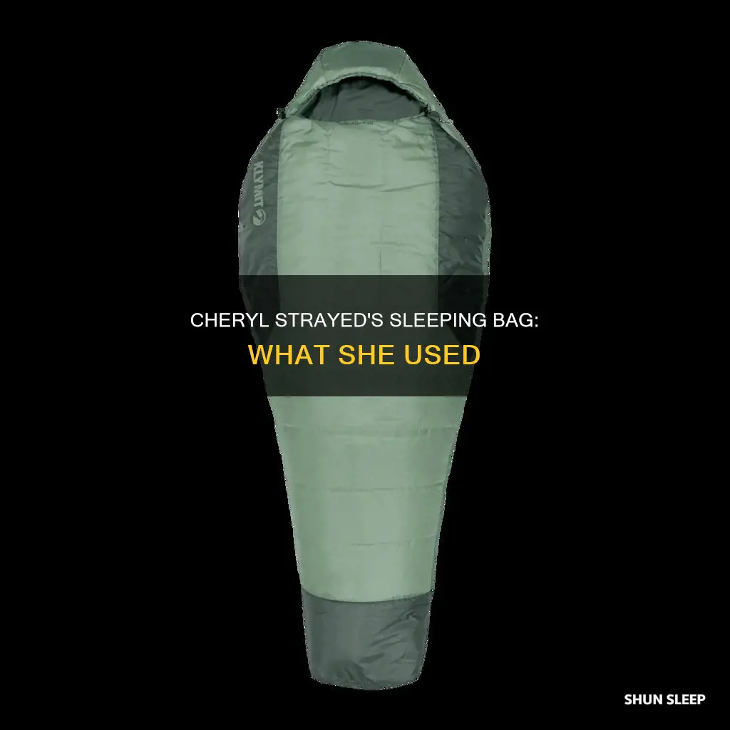 what sleeping bag did cheryl strayed use