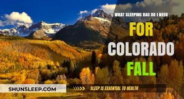 Fall Camping in Colorado: Choosing the Right Sleeping Bag