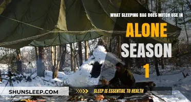 Mitch's Sleeping Bag in Alone Season 1