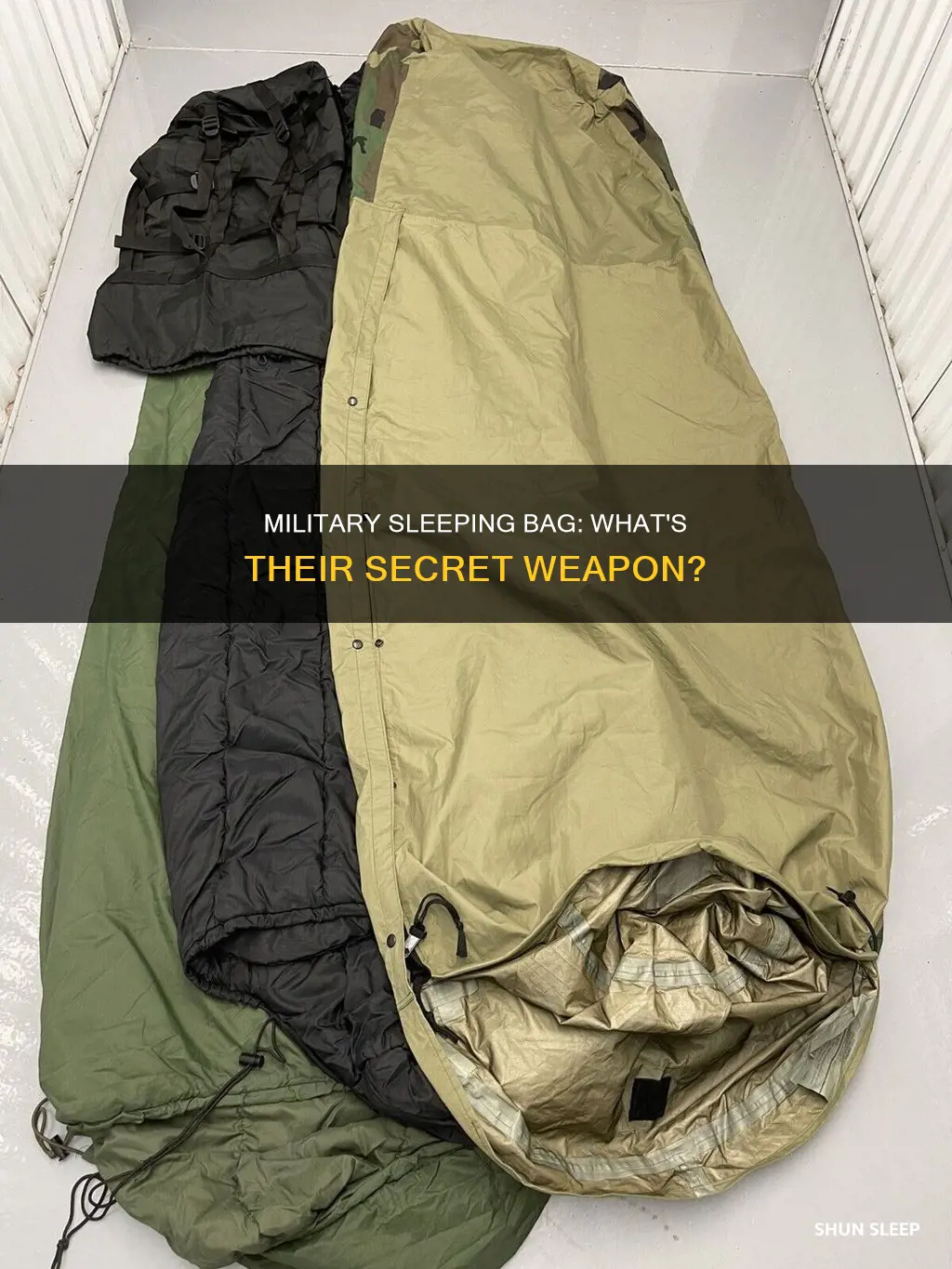 what sleeping bag does the military use