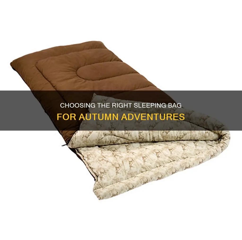 what sleeping bag for autumn