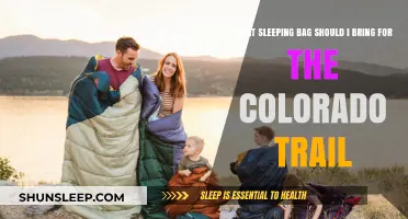 Choosing a Sleeping Bag for the Colorado Trail