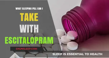 Safe Sleeping Pills to Take With Escitalopram