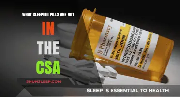 Sleeping Pills: Avoiding CSA-Listed Medications