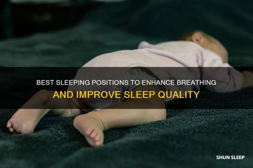 what sleeping position helps you breathe