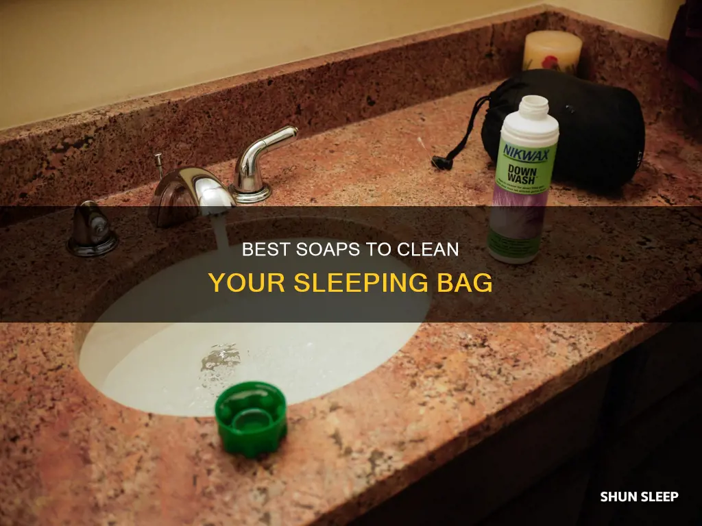 what soap can i use for sleeping bag