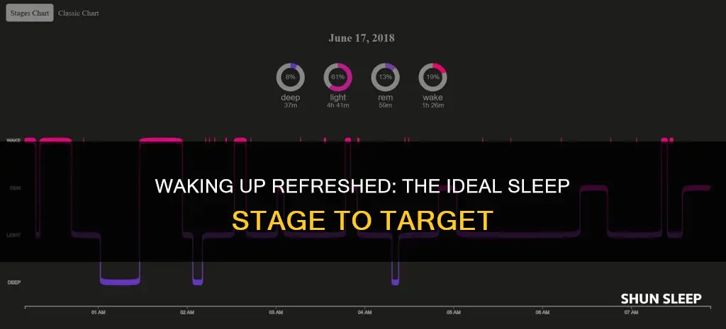what stage of sleep should you wake up in