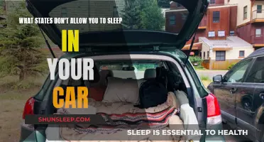 Sleeping in Your Car: States with Strict Laws