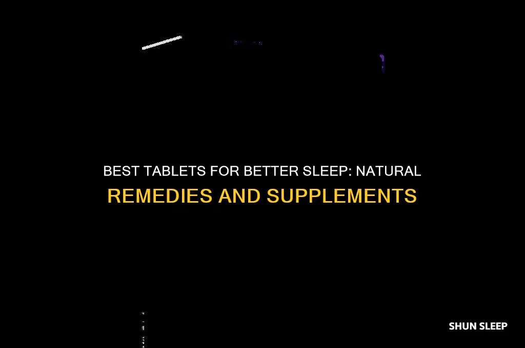 what tablets help you sleep