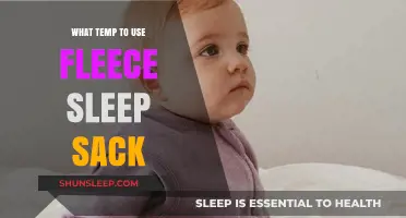 Ideal Temperature for a Cozy Fleece Sleep Sack