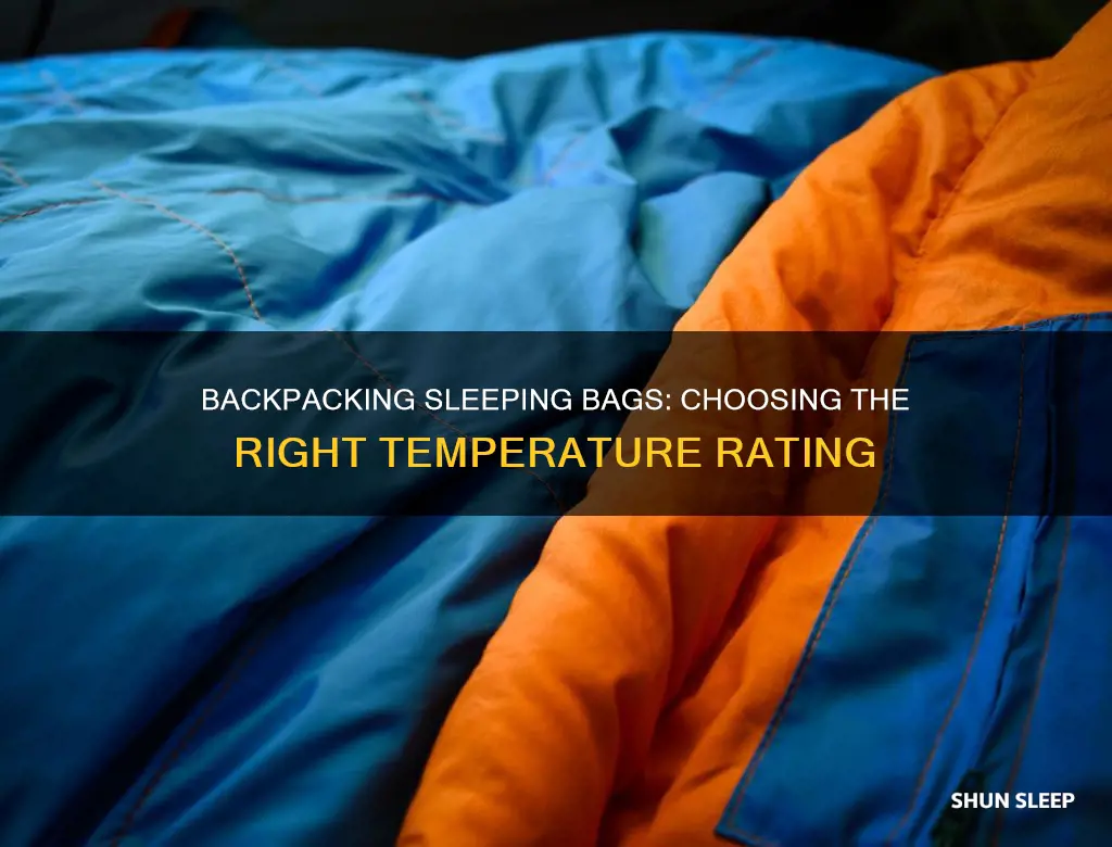 what temperature backpacking sleeping bag