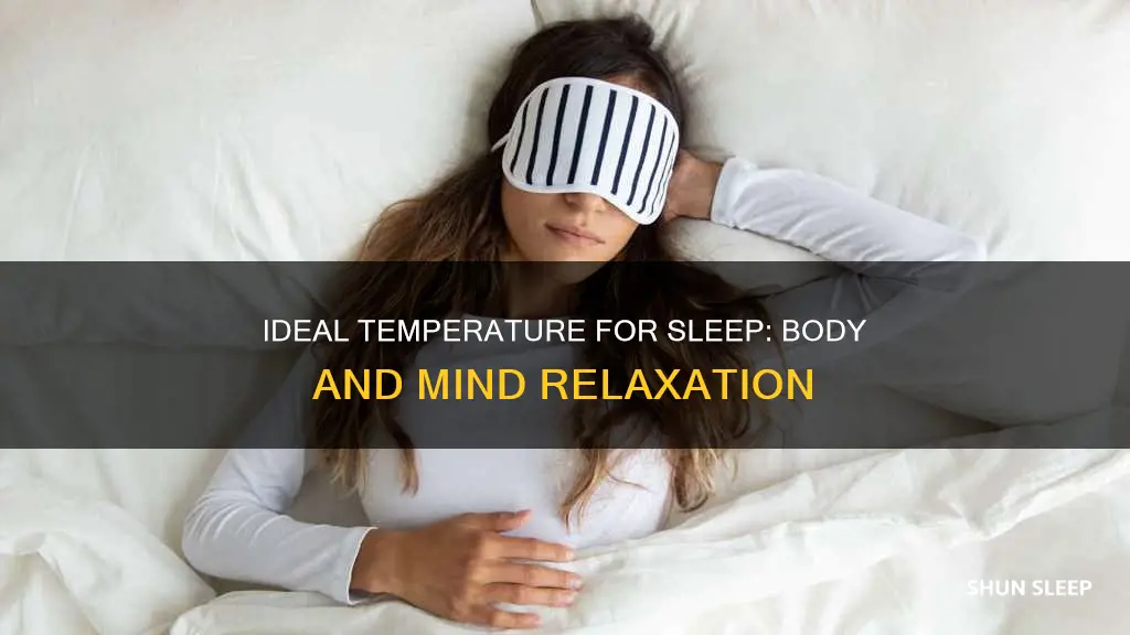 what temperature does your body need to be to sleep
