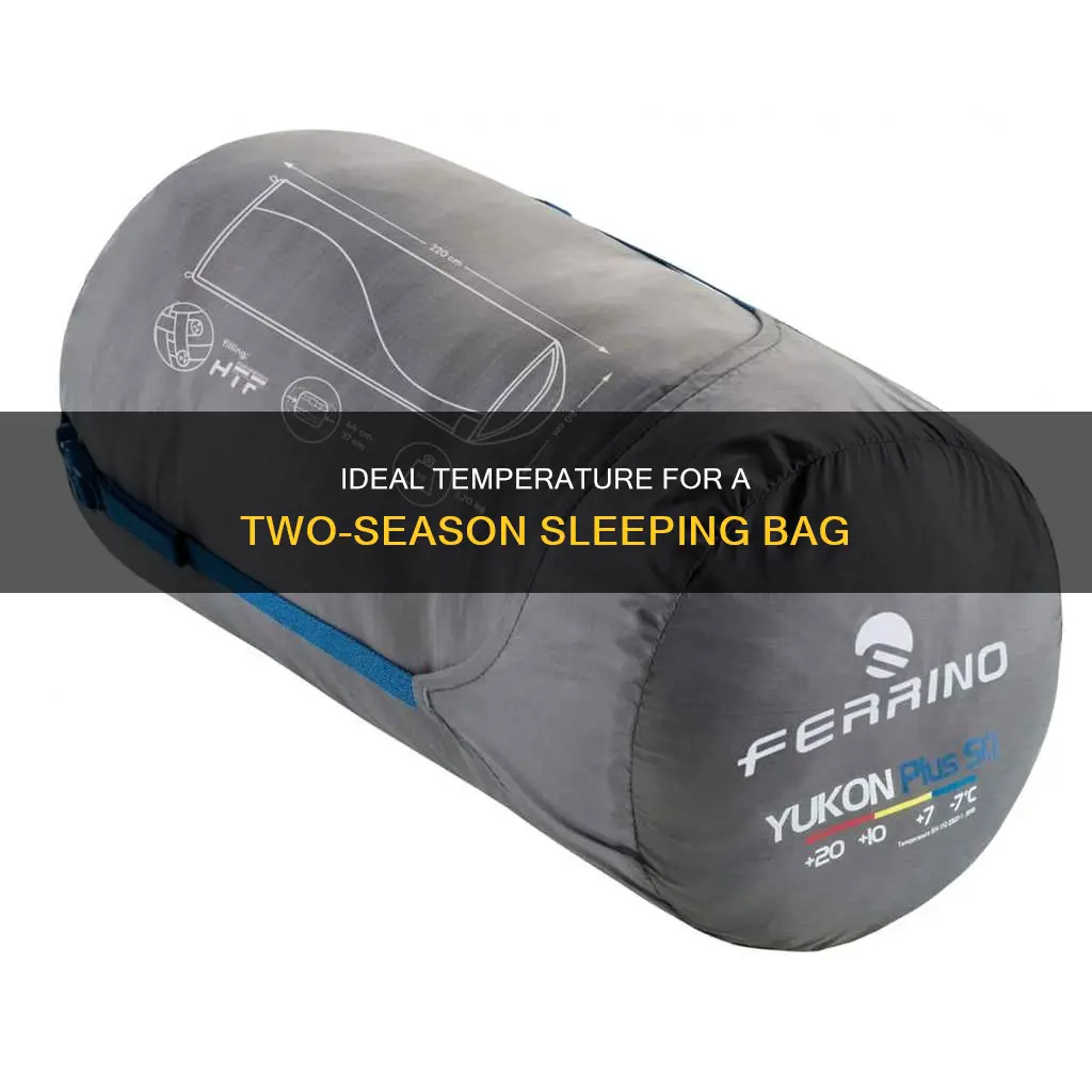 what temperature is a 2 season sleeping bag