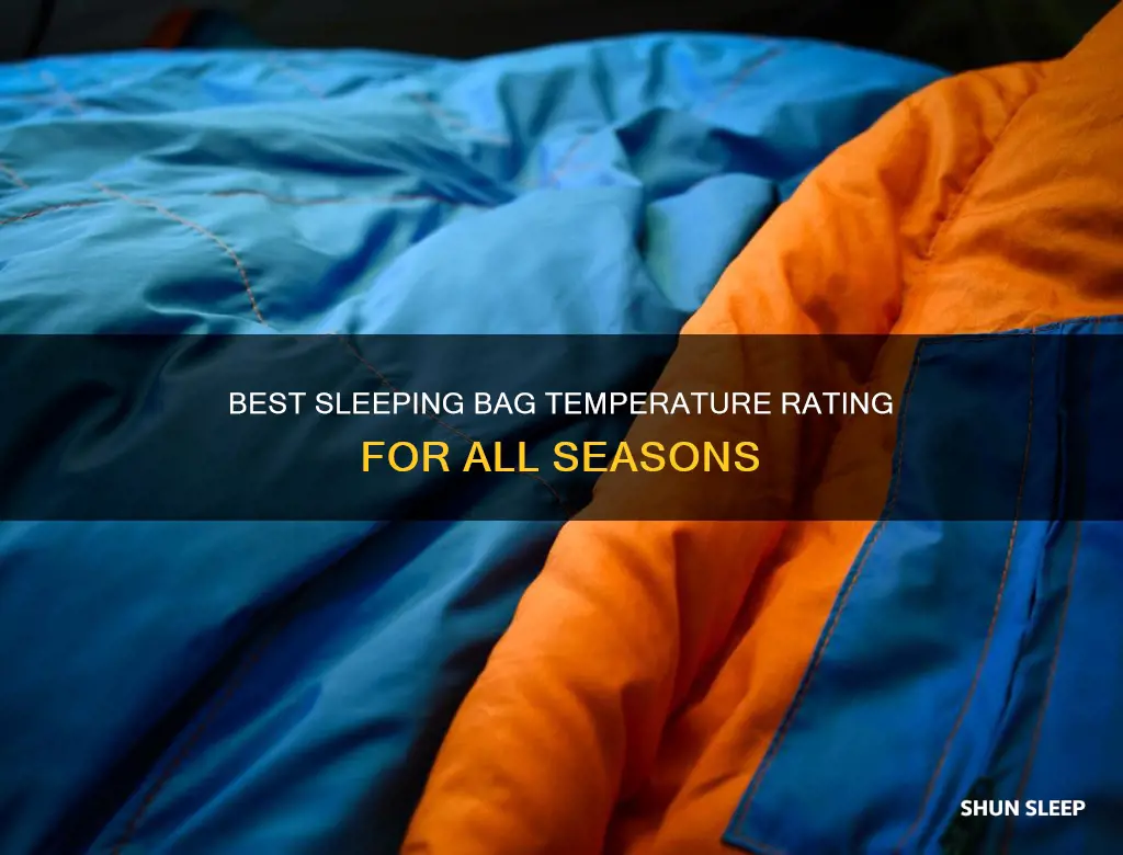 what temperature rated sleeping bag is best for year round
