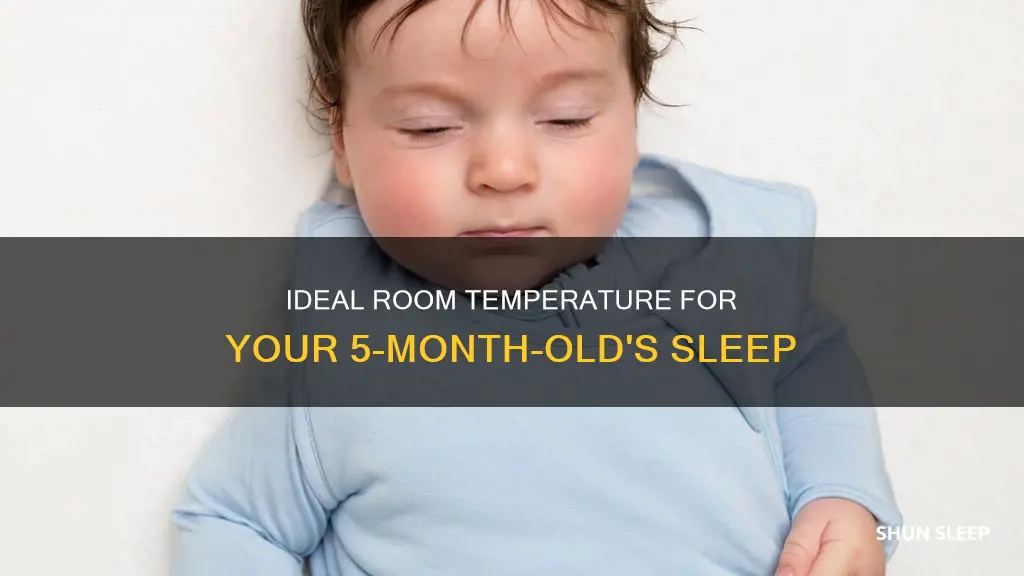 what temperature should a 5 month old sleep in
