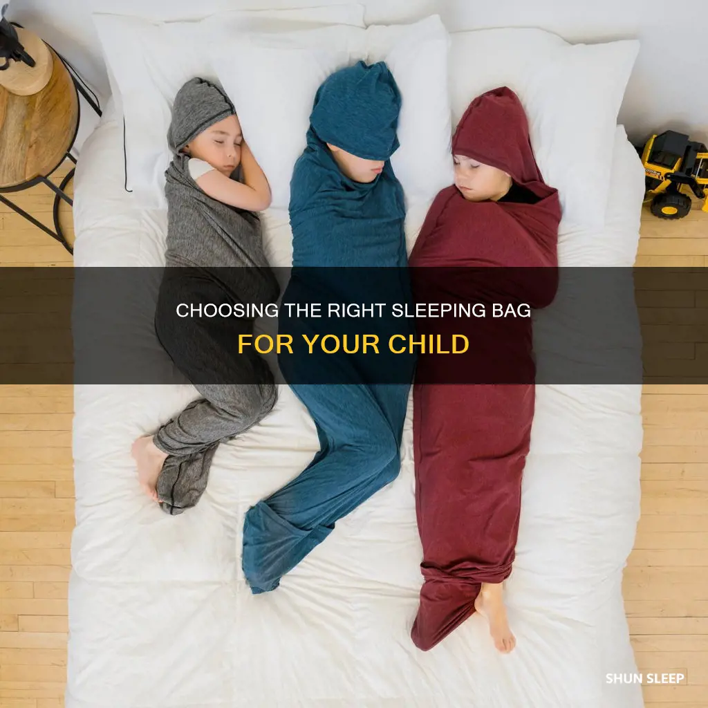 what temperature sleeping bag for kids