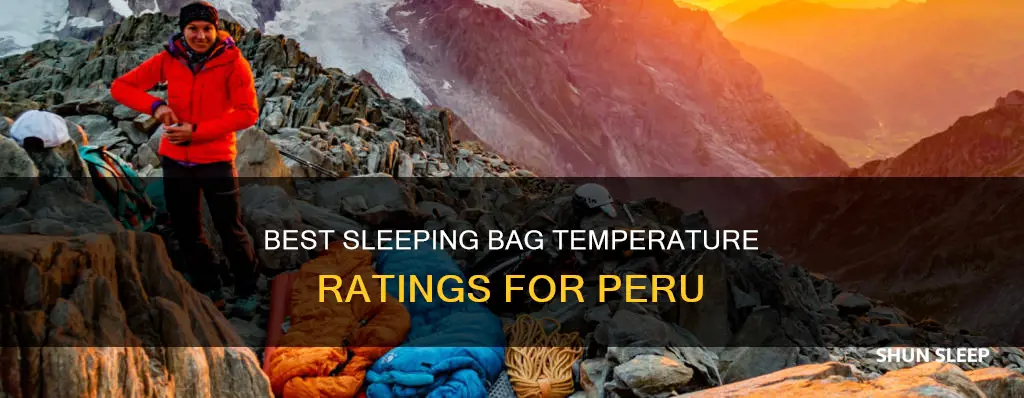 what temperature sleeping bag peru
