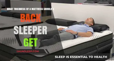 Best Mattress Thickness for Back Sleepers: Comfort and Support Guide