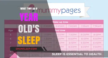 Sleep Time for Six-Year-Olds: A Guide for Parents