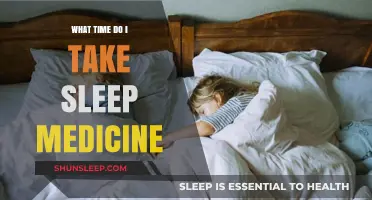 Ideal Time to Take Sleep Medicine