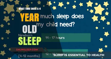 Sleep Time for 4-Year-Olds: A Parent's Guide