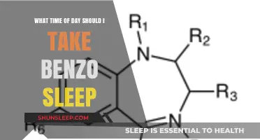 The Best Time to Take Benzo for Sleep