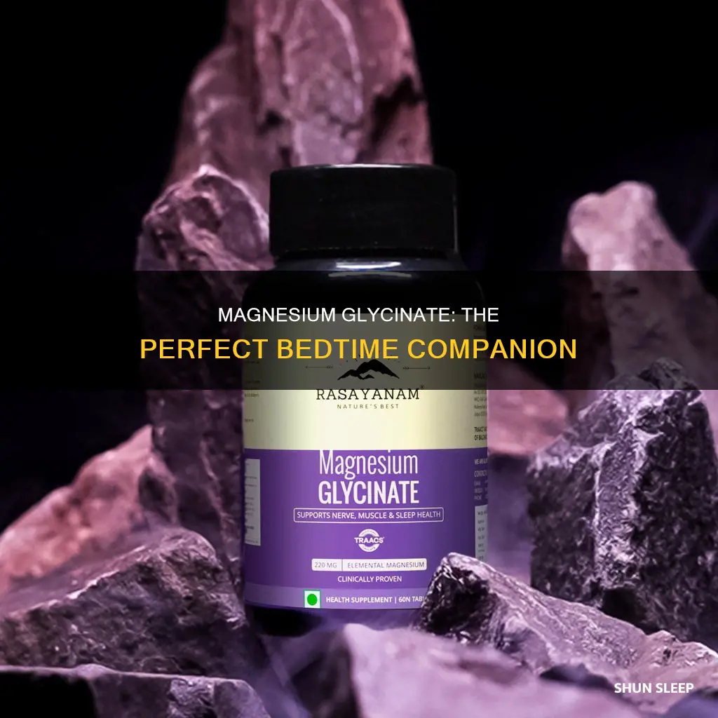 what time of day to take magnesium glycinate for sleep