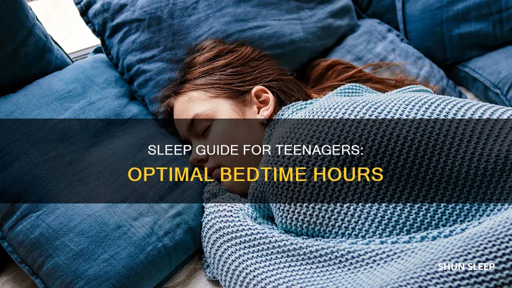 what time should a 15 year old sleep