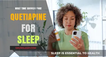 Ideal Time to Take Quetiapine for Sleep