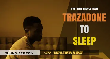 Ideal Time to Take Trazodone for Sleep