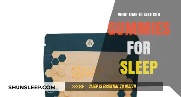 CBD Gummies: Best Time for Sleep Aid