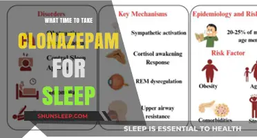 Clonazepam for Sleep: Best Time to Take It