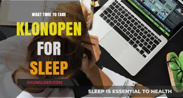 Ideal Time to Take Klonopin for Sleep