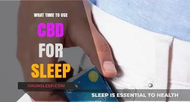 CBD for Sleep: Timing for Best Results