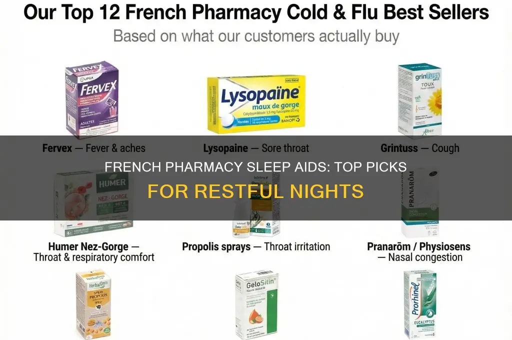 what to buy in a french pharmacy to help sleep