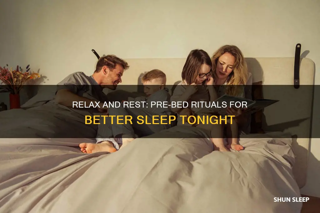 what to do before bed to help sleep
