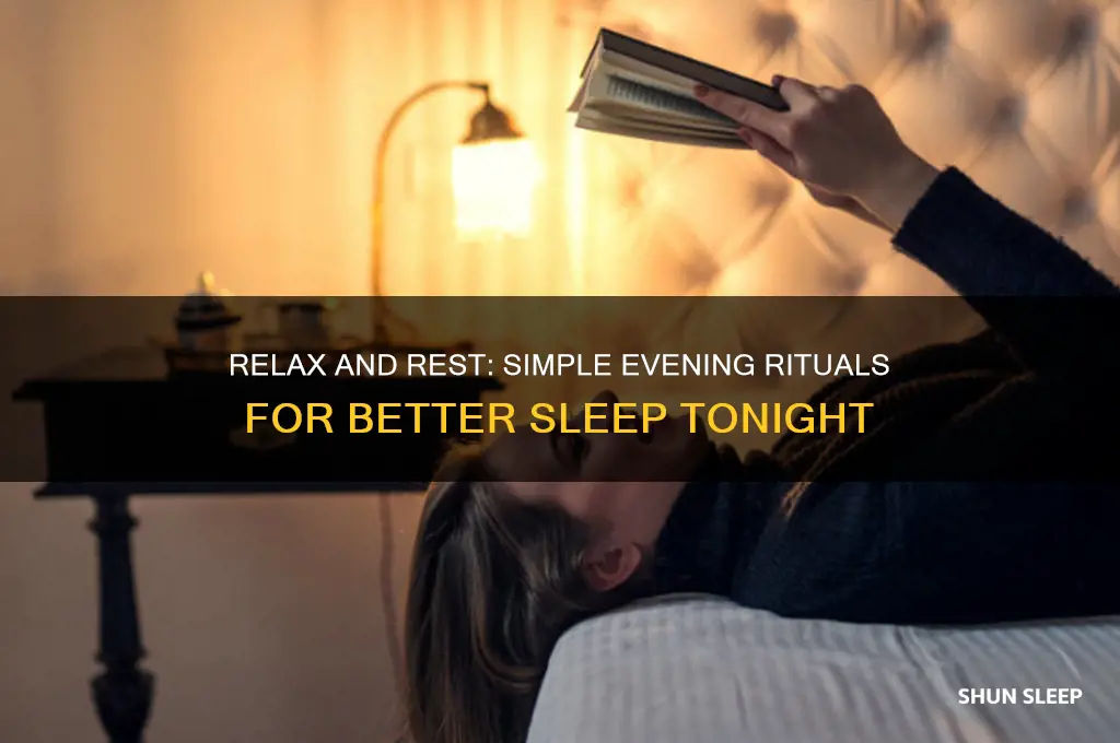 what to do before bed to help you sleep