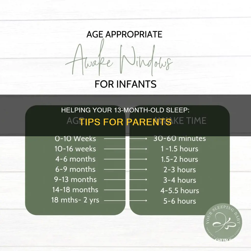 what to do for 13 month old to sleep