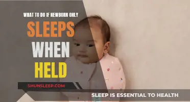 Soothing Strategies: Newborn Sleeps Only in Your Arms