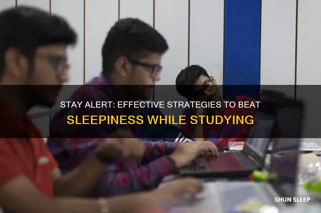 what to do to get rid of sleep while studying