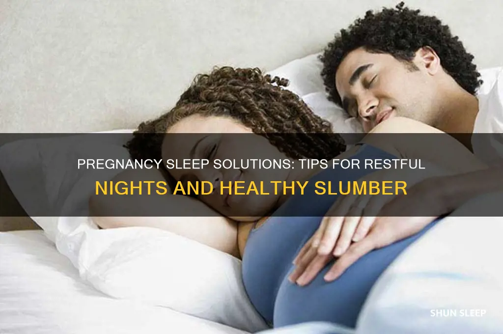 what to do to help sleep when pregnant