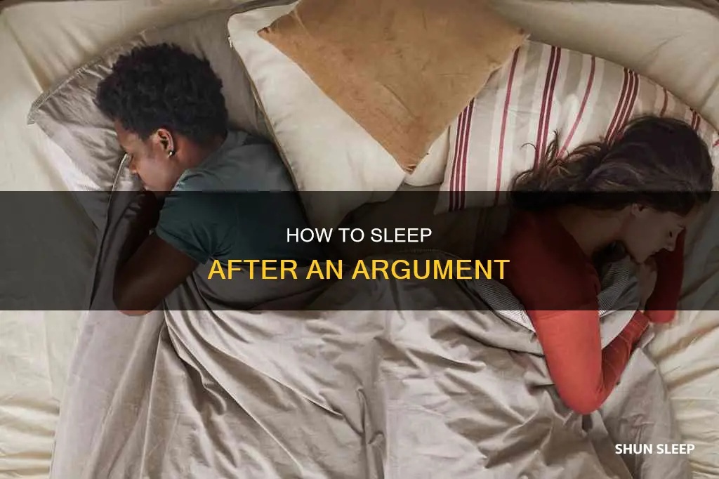 what to do when need sleep buy in an arguement