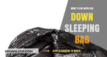 Revamp Your Old Down Sleeping Bag: Creative Ideas