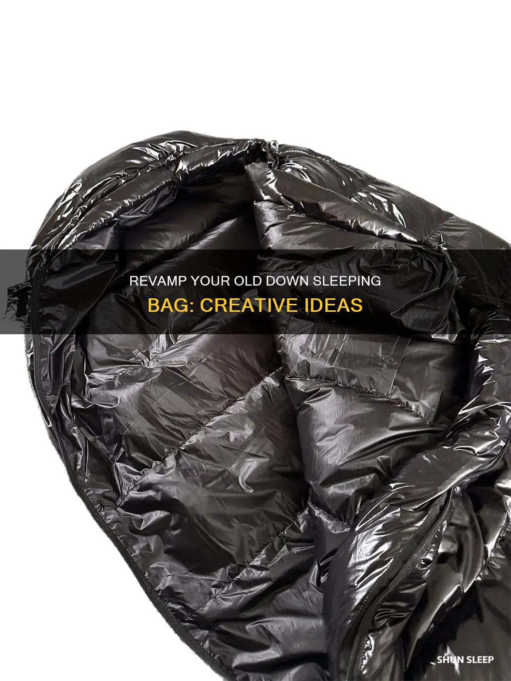 what to do with old down sleeping bag