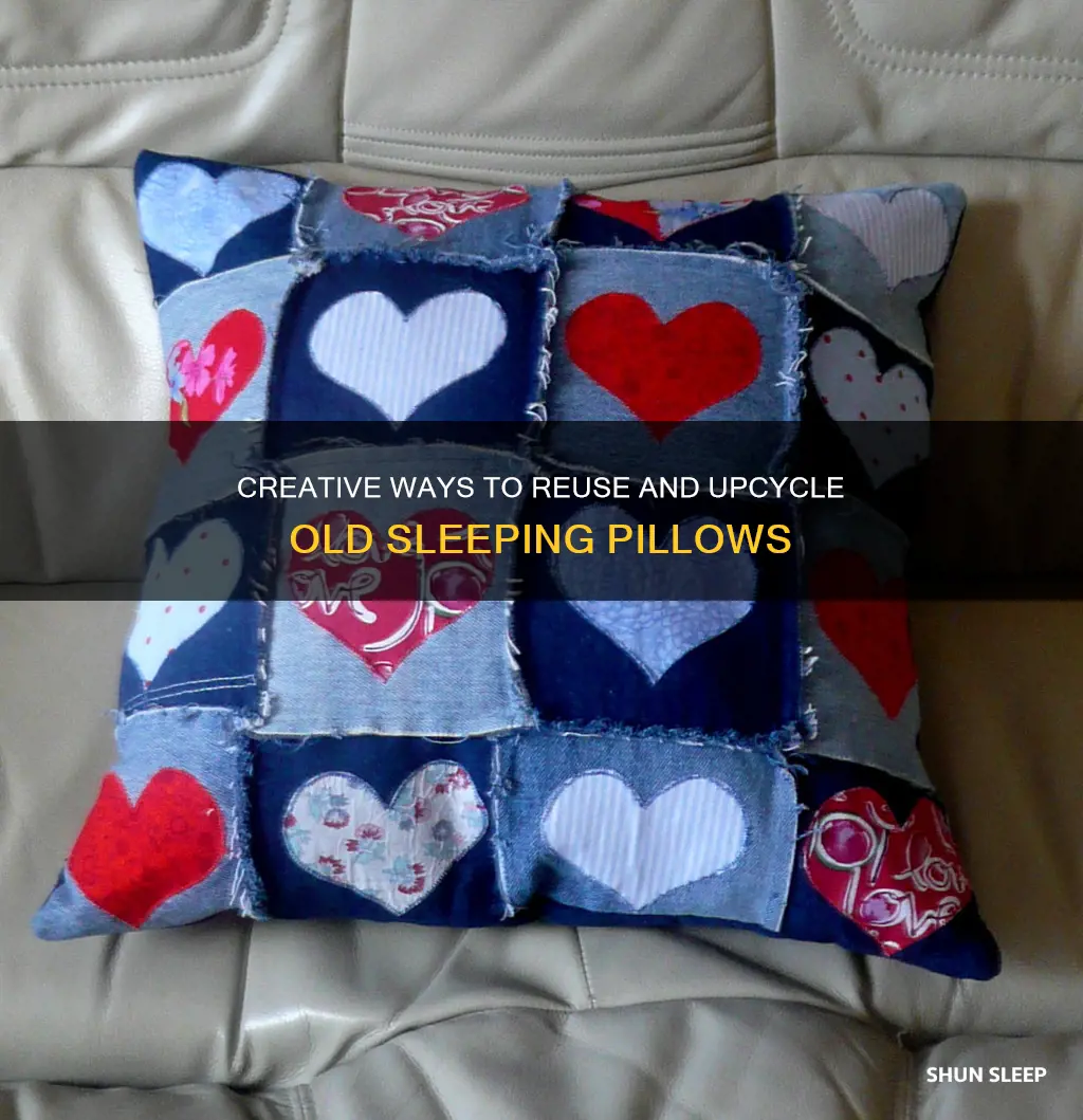 what to do with old sleeping pillows