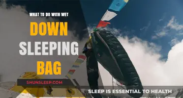 How to Dry a Wet Down Sleeping Bag