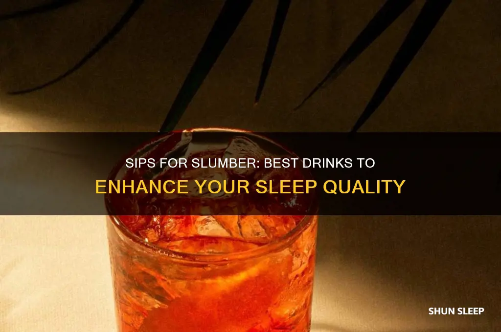 what to drink to get better sleep